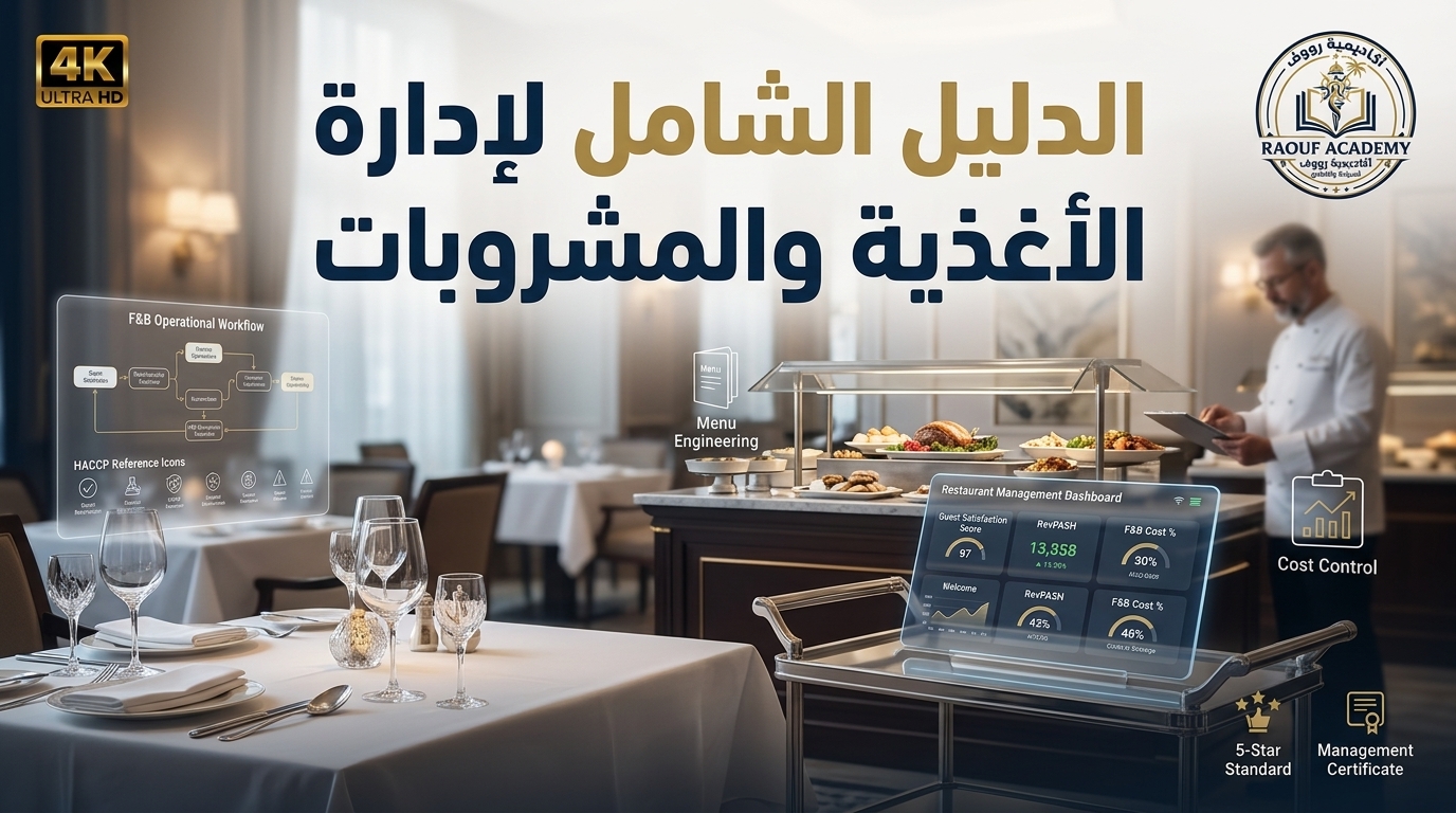 الدليل الشامل لإدارة وتشغيل الأغذية والمشروبات